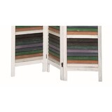 thumbnail of Biombo 71640 de HERDASA mampara de separación en madera de pino multicolor, diseño PROVENZA Blanco.