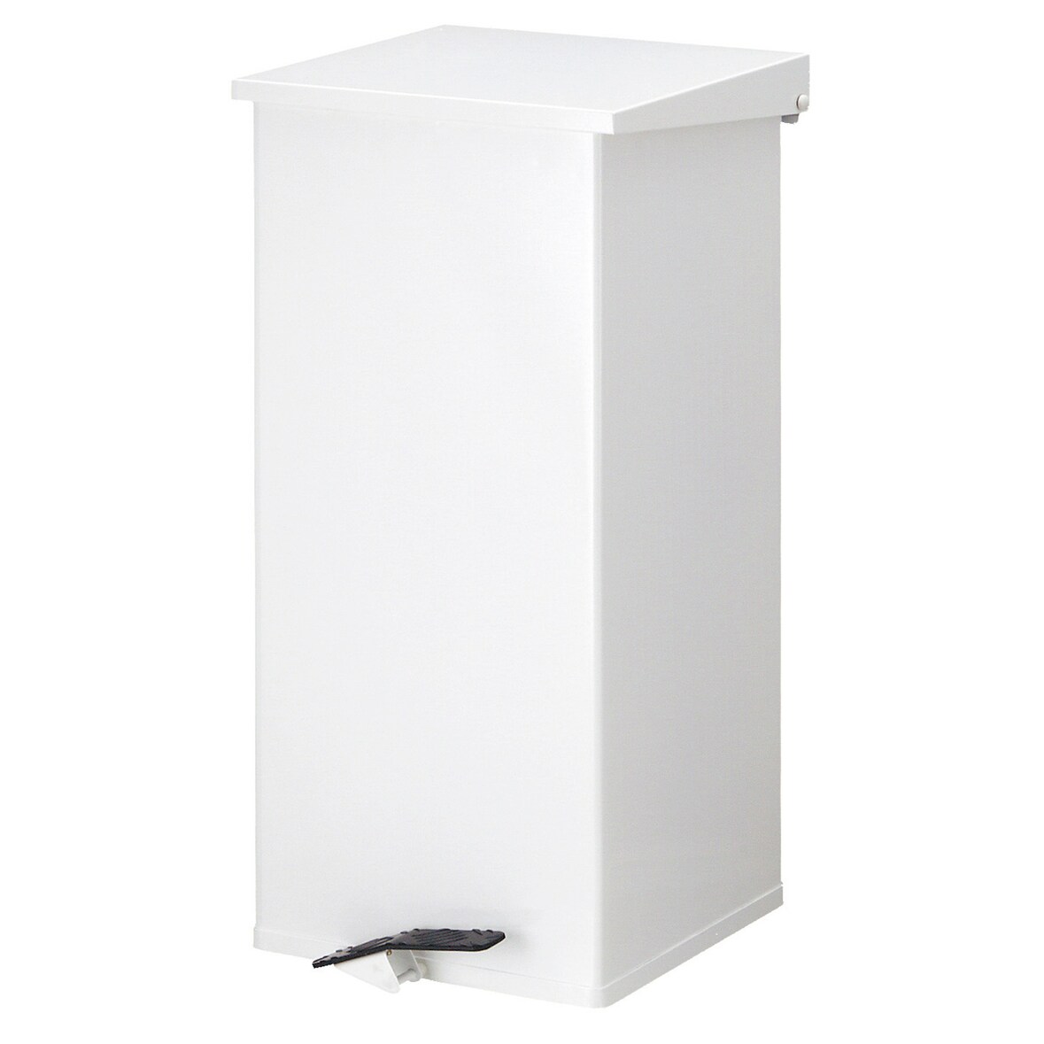 DutchDesign Carro-Kick pedaalemmer aluminium 110 liter 390 × 390 × 800 mm brandveilig – wit