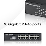 thumbnail of ZyXEL GS1100-16 V3 16 Port Gigabit Unmanaged Switch V3
