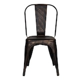 thumbnail of PACK 10 Sillas La Havana negra de acero vintage – Silla industrial apilable resistente para comedor cocina y hostelería - hierro
