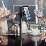 thumbnail of ONKRON Adaptador VESA 75x75 y soporte para tablet 10.1"-12.9", hasta 2 kg, montaje mural o de sobremesa, APM13T-B Negro