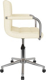 thumbnail of vidaXL Esszimmerstuhl Drehbar Creme Stoff