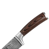 thumbnail of Wakoli EDIB Kleines Santokumesser aus Damast I 12cm Klinge I Pakka Griff