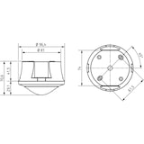 thumbnail of Theben Bewegungsmelder theMovaS360-100AP WH 1030550