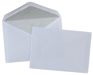 SIGMA Envelope com aba em V C6, 80g/m2, GS, sem janela, branco, 100 ...
