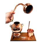 thumbnail of `CopperGarden®` 2 Liter Tischdestille ALEMBIK  Mit Spiritusbrenner