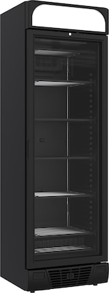 thumbnail of Tiefkühlschrank Mit 1 Glastür Schwarz 382 Liter