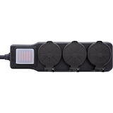 thumbnail of InLine® Outdoor-Steckdosenleiste, 3-fach Schutzkontakt, IP44, mit Schalter, 3m