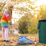 thumbnail of Relaxdays Laubsack selbstaufstellend, 2er-Set, Gartenabfallsack Pop-Up, 120 L, Gartensack selbststehend, ∅: 44 cm, grün