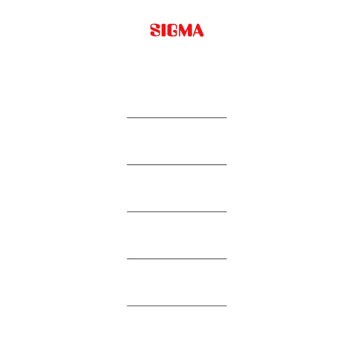 SIGMA Étiquettes pour classeur à levier, à insérer, 80 mm, large, 50 unités