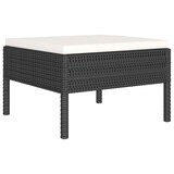 thumbnail of vidaXL 6-tlg. Garten-Lounge-Set mit Auflagen Poly Rattan Schwarz