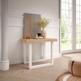 thumbnail of Consolle allungabile, Tavolo consolle allungabile, 160, Per 8 persone, Gambe in legno, Stile moderno, Rovere _ 210_35