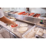 thumbnail of KBS koelopbouw met rechte glasconstructie 40 liter 1200x395x435 mm GN 1/3 230 Volt