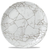 thumbnail of Piatto Piano Studio Prints Kintsugi Grigio Agata, Confezione da 12, Ø cm 26