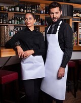 thumbnail of Bib Apron Basic: One Size / Red