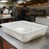 thumbnail of Confezione da 9 contenitori con coperchio (15L) 55,3 x 41 x 9,3 cm - per impasti, pasticcini, pizze, pane. In polipropilene per uso alimentare