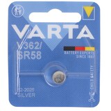 thumbnail of Varta Batterie Silver Oxide, Knopfzelle, 362, SR58, 1.55V Electronics, Retail Blister (1-Pack)