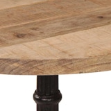 thumbnail of vidaXL Bistrotisch Ø60x76 cm Raues Mangoholz
