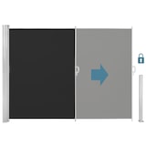 thumbnail of tectake Aluminium windscherm uitschuifbaar met oprolmechanisme - 200 x 300 cm, zwart - 401531