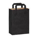 thumbnail of PACKNWOOD - 250u - Bolsa papel kraft reciclado exterior negro 200x100mm H280mm - 210MCABN