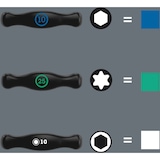 thumbnail of Wera 454  Innen-Sechskantschraubendreher Schlüsselweite (Metrisch): 2.5 mm  Klingenlänge: 100 mm