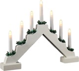 thumbnail of LED Lichterbogen 7 Kerzen Weihnachten Holz