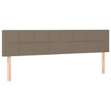 thumbnail of vidaXL Boxspringbett mit Matratze & LED Taupe 180x200 cm Stoff