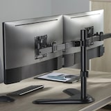 thumbnail of KIMEX - Support de bureau pour 2 écrans moniteurs PC 17"- 32", Sens horizontal
