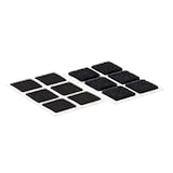 thumbnail of VELCRO® Klettquadrate Selbstklebend Haken & Flausch 25mm x 25mm x 24 sets Schwar