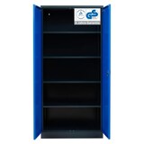 thumbnail of PROREGAL Stahlschrank BEE mit 10 verzinkten Fachböden | HxBxT 195x92x42cm | Anthrazit-Blau | Werkstattschrank Werkzeugschrank Aktenschrank