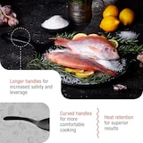 thumbnail of Victoria Piastra per Grigliare Ghisa Induzione Comal per Pizza 30cm, Fuoco Barbecue Forno, VIC-35891, Nero