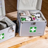 thumbnail of Erste-Hilfe-Koffer Erste Hilfe Kasten zur Medikamenten Aufbewahrung, Medizinbox leer für Sportverein, Betrieb oder Zuhause, 40 x 22,5 x 20,5 cm