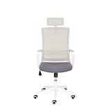 thumbnail of Mayer Sitzmöbel, Drehstuhl mit Kopfstütze 2377, Grau/Silbergrau, 2377_508