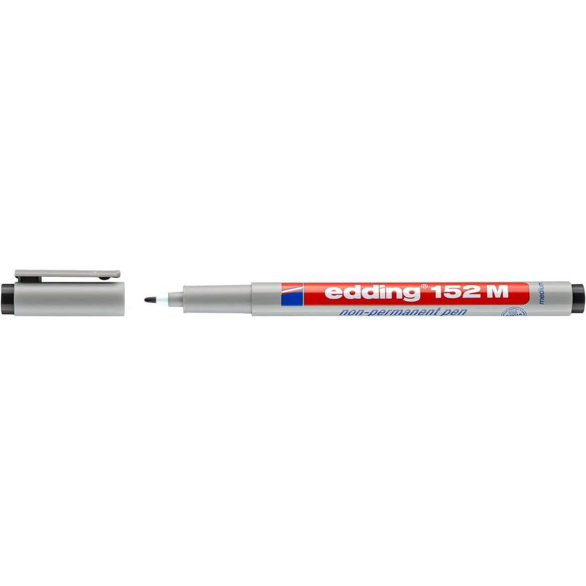 edding 152 M Non-permanenter Folienschreiber schwarz