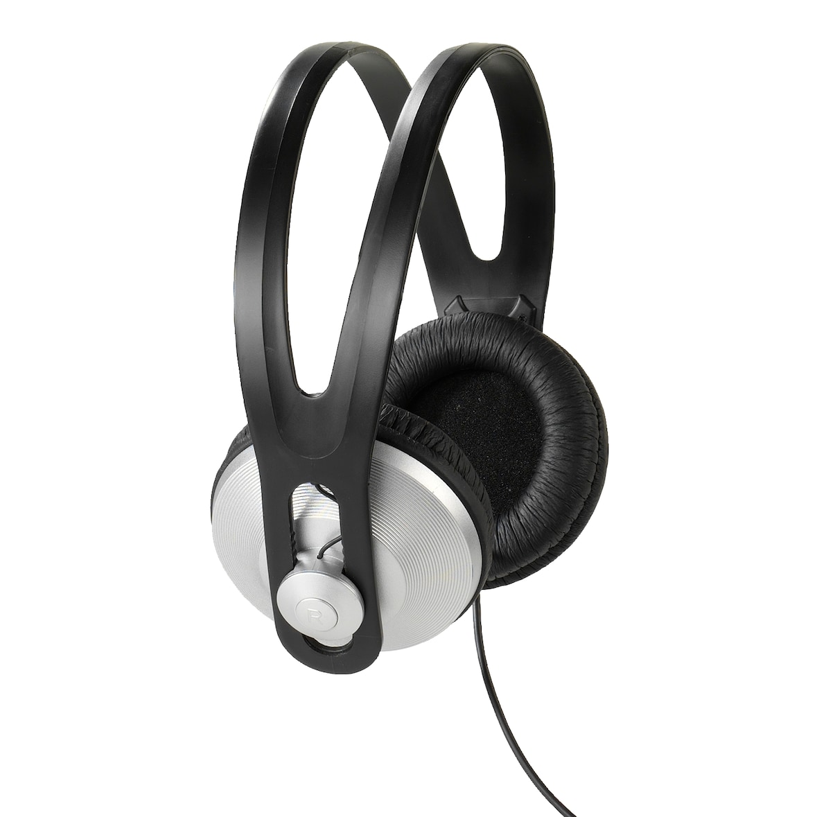 Stereo-Kopfhörer mit Kopfbügel 108 dB, 1,8 m, silber/schwarz