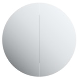 thumbnail of Helloshop26 - Runder Badezimmerschrank mit Spiegel und LED-Beleuchtung 40 x 40 x 17,5 cm grau 02_0006559