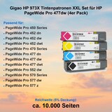 thumbnail of Gigao HP 973X Tintenpatronen XXL Set für HP PageWide Pro 477dw (4er Pack)