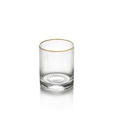 thumbnail of Bazar Bizar Verre bas en verre 8x8x10 cm naturel or