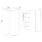 thumbnail of Vandol II Universalschrank, Reinigungsschrank 2 Türen Buche dekor.