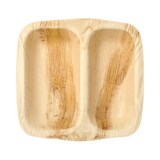 thumbnail of 25 Siegelschalen Palmblatt "pure" eckig 700 ml 4 cm x 25 cm x 26 cm 2-geteilt