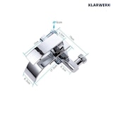 thumbnail of "ROSA" | Wasserfall Badewannenarmatur Schwarz Dusche |Edelstahl, Inklusive Handdusche und Halterung | Mischbatterie Badewanne Thermostat Komplett-Set