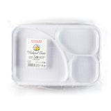 thumbnail of 1 confezione da 50 vassoi Lu.210mm, La.315mm ,H.32mm, 3 scomparti, in PS 100% riciclabile