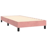 thumbnail of vidaXL Boxspringbett mit Matratze & LED Rosa 90x190 cm Samt