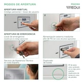thumbnail of ARREGUI Magna Caja Fuerte con Cerradura de Doble Seguridad | Caja de Seguridad con Codigo + Llave | Caja Fuerte Pequeña para Casa | 20x31x20 cm | 8 L
