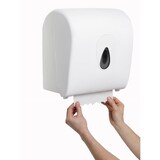 thumbnail of PlastiQline Handtuchrollenspender MINI - Farbfenster grau - Handtuchspender