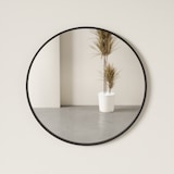 thumbnail of Miroir rond 94 cm Hub noir Umbra