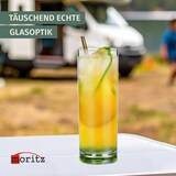 thumbnail of Milano Longdrinkglas green line 2er Set aus Polycarbonat 330 ml bruchfest BPA-frei leicht – für Longdrinks Softdrinks