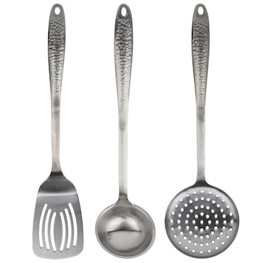San Ignacio Origen - Set di 3 utensili da cucina in acciaio inossidabile
