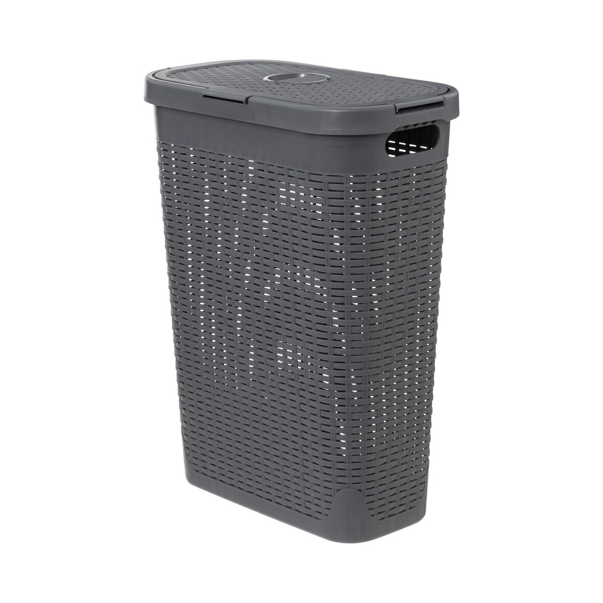 Panier à linge 40L en Polypropylène Gris