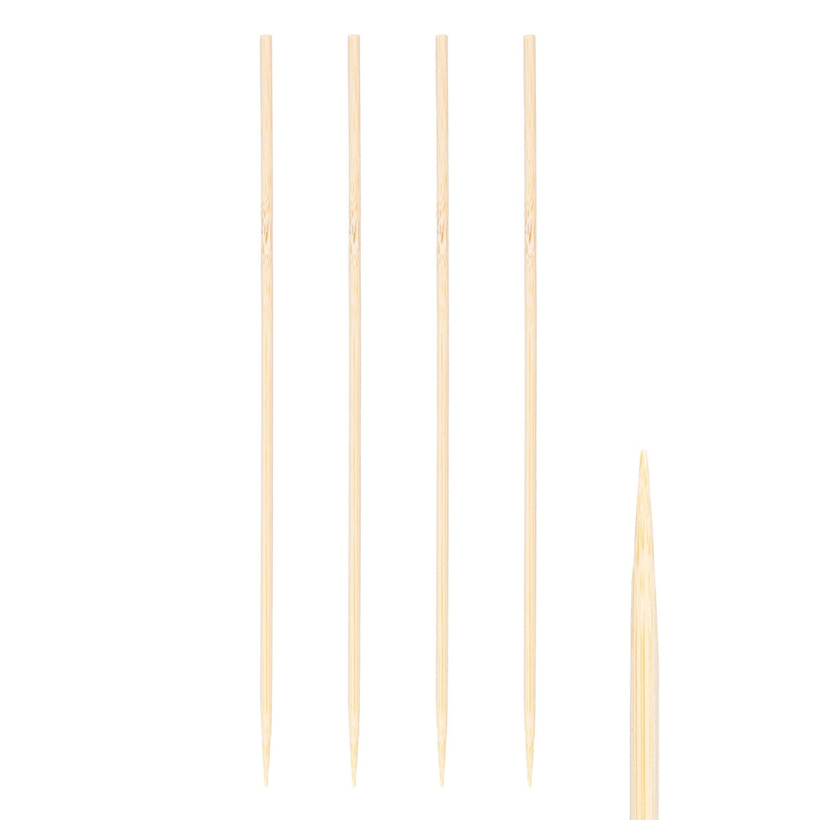 500x Schaschlikspieße aus Bambus Ø3.5mm 24cm